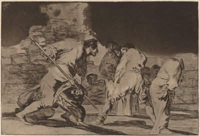 Furious Folly by Francisco de Goya